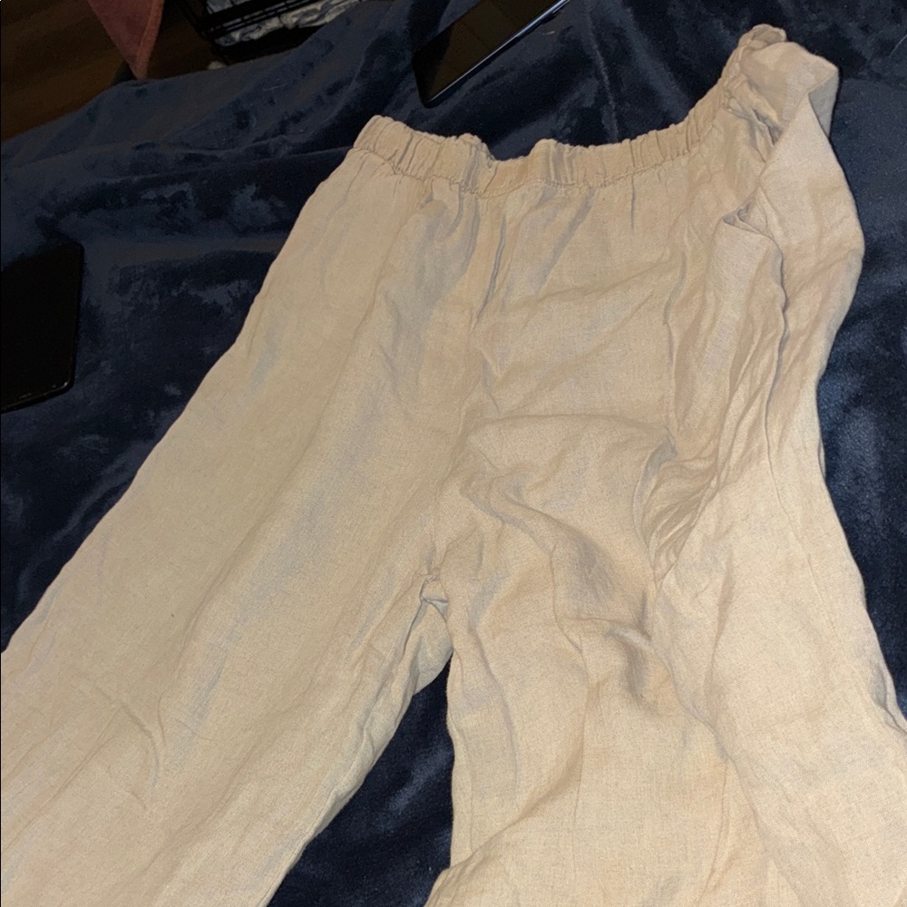 Source Unknown Cream Trousers